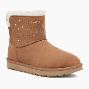 Ugg Classic Gem Mini Boot in Chestnut